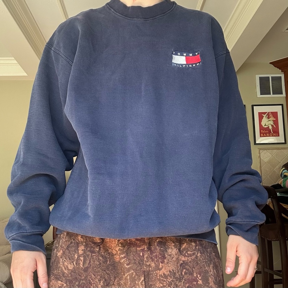 Tommy Hilfiger Navy Crew Neck